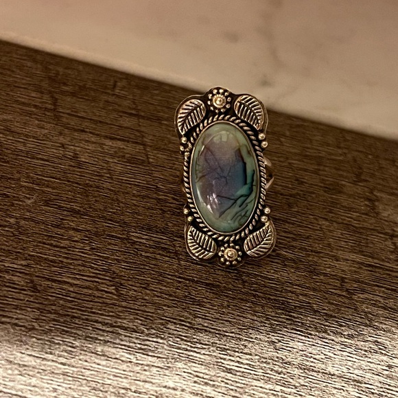 Sterling Silver 925 Monarch Opal Ring – Statement Piece - Picture 5 of 6